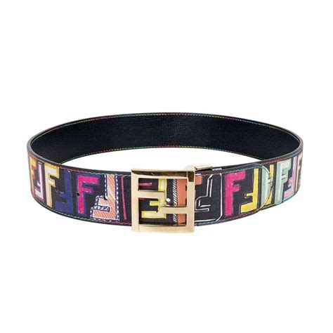 fendi multicolor belt.